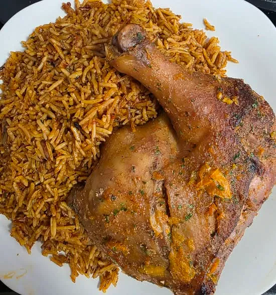 Delicious Afang Soup at Loo Afro Naija Cuisine downtown Edmonton