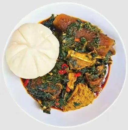 Jollof Rice with beef at Loo Afro Naija Cuisine Nigerian restaurant in Edmonton