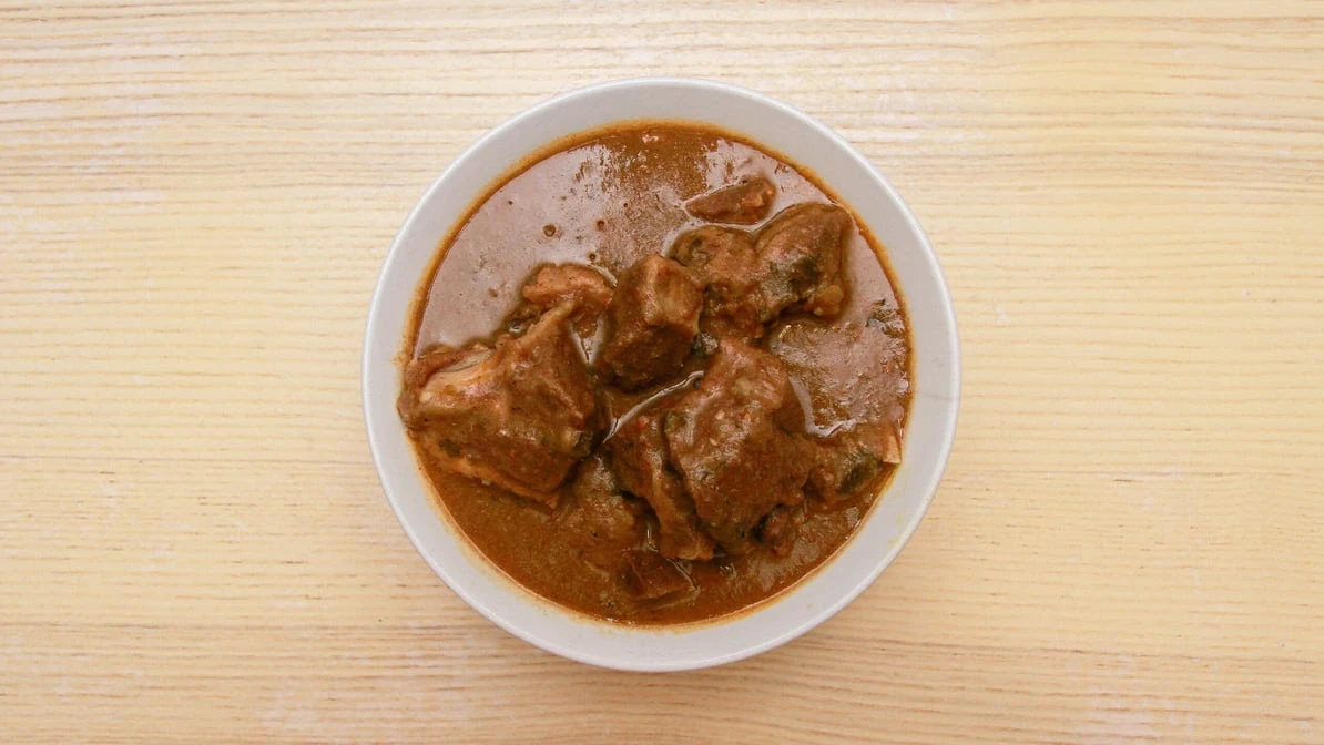 Pounded Yam with Nigerian soup at Loo Afro Naija Cuisine