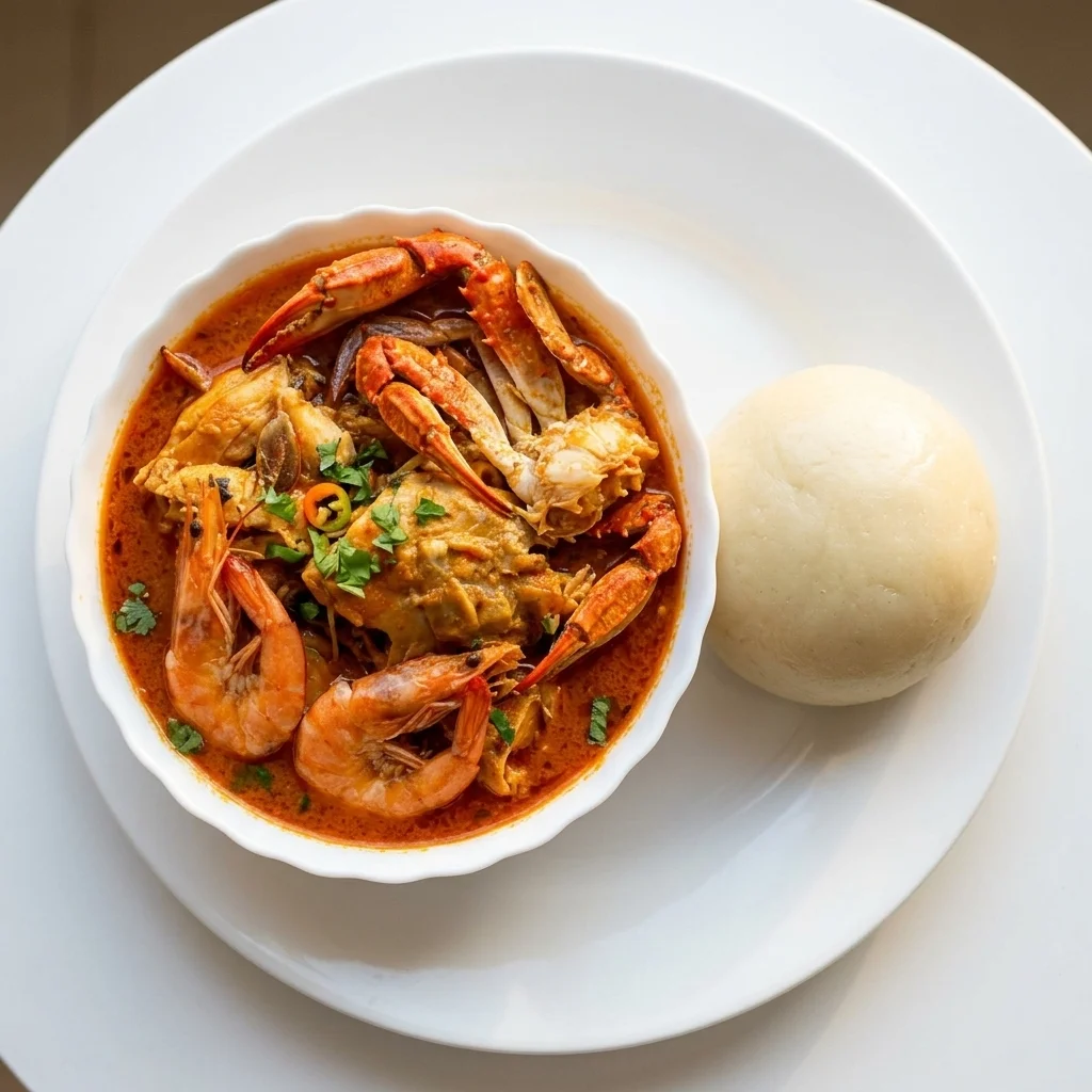 Fisherman Soup at Loo Afro Naija Cuisine - Authentic Nigerian Restaurant in south Edmonton, AB