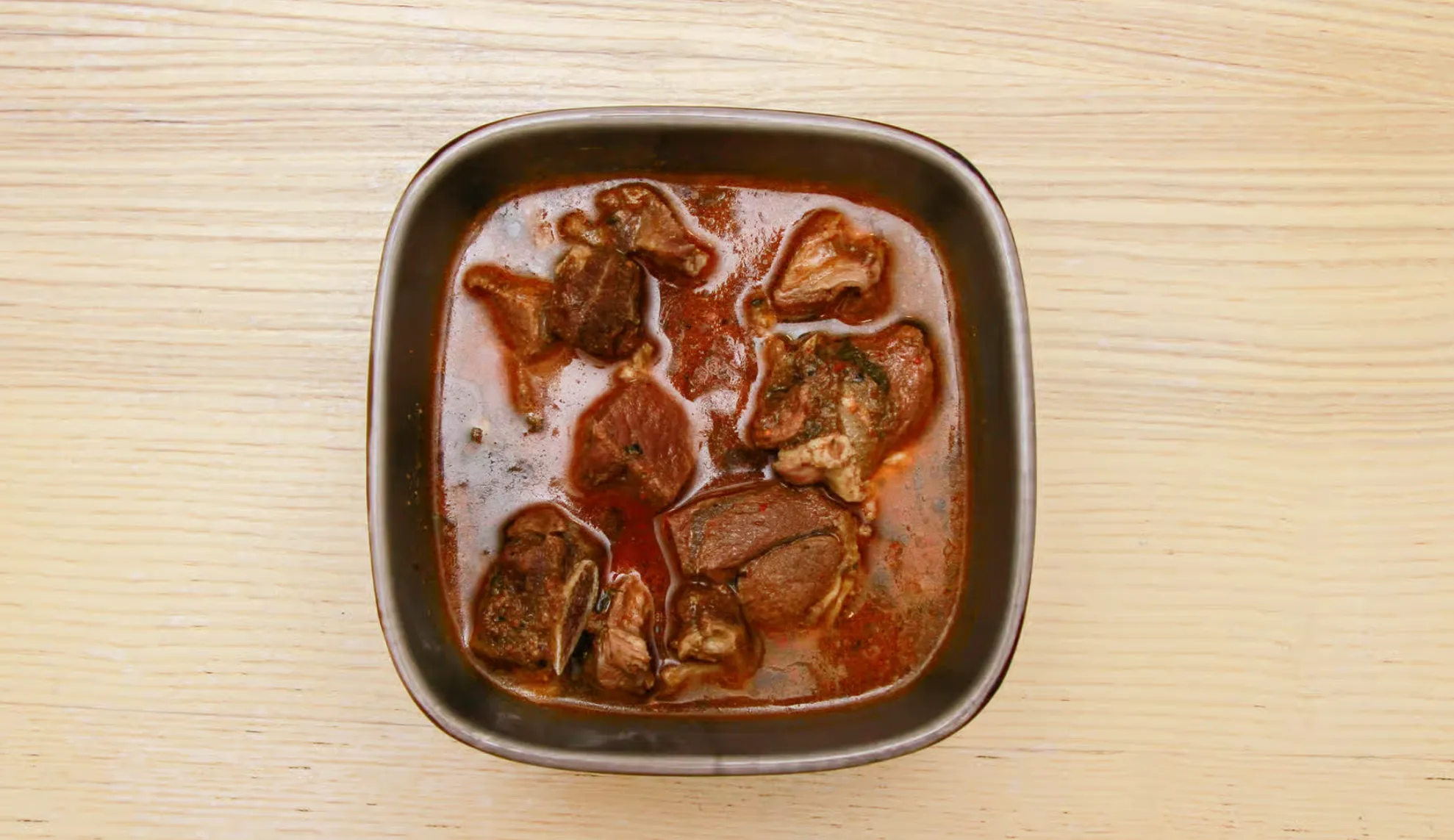 Delicious Goat Meat Pepper Soup at Loo Afro Naija Cuisine Nigerian Restaurant in Edmonton, AB